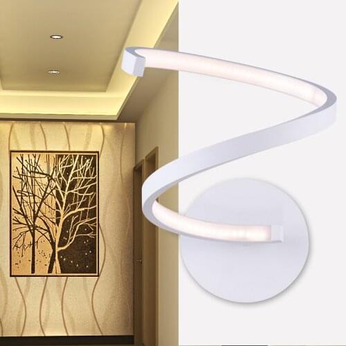 Modern led wall lamp lightingentrance hallway personality led courtyard bedroom living room wall lamp sconce
