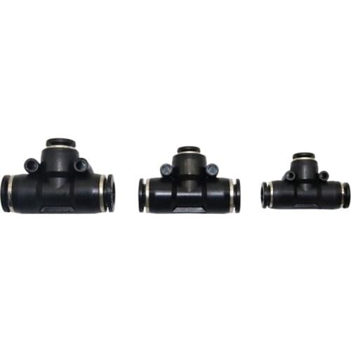 Reducing Tee connectors 6/8/10mm Slip-lock 3-Ways Hose Joint Irrigation Pneumatic Pipe Fittings Garden Supplies 5 Pcs