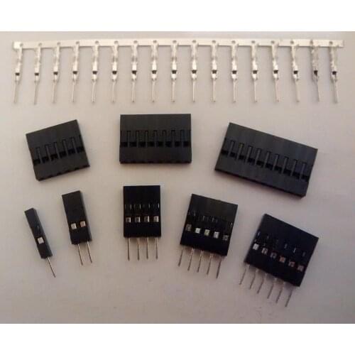 Male Jumper Connectors & Pins 1 2 4 5 6 8 10 way 2.54mm Breadboard Plugs for Rearap 3D printer