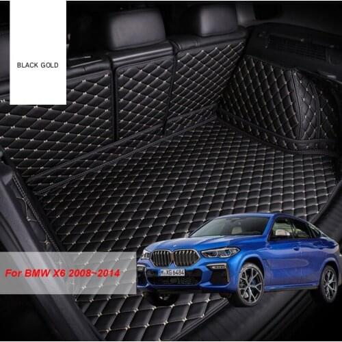 High quality Car Trunk Mats For BMW x6 2008 2009 2010 2011 2012 2013 2014 Cargo Liner Accessories