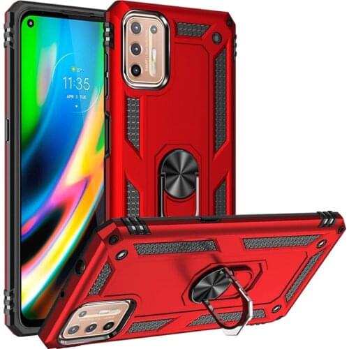 For Motorola Moto G9 Plus Case Cover Armor Rugged Military Car Holder Ring Case For Moto G9 Plus Cover For Motorola G9 Plus 6.81