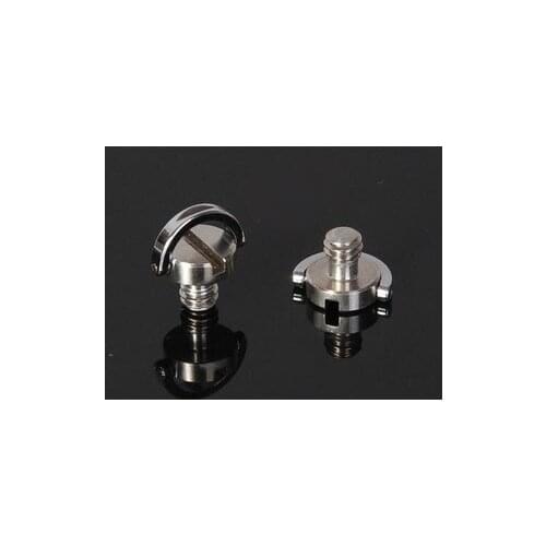 1/4" D-Ring Camera Screws for DSLR Camera Tripod Quick Release Plate