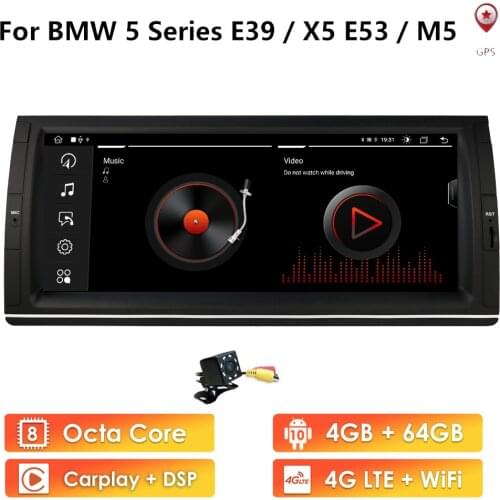 10.25" Android 10 For BMW E39 5er E53 X5 E38 Autoradio Navi GPS DAB OBD DTV in Dash Car Multimedia Player Carplay 4G WIFI SWC BT