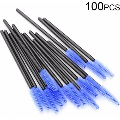 100pcs/lot Disposable Eyelash Extension Brushes Individual Applicators Mascara Brush Makeup Tool Cosmetic Accessories