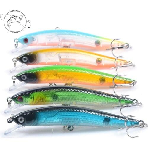 3D Eye Topwater Anti-Corrosion Bionic Fishing Lure Hard Bait Artificial Minnow Floating Wobblers10cm/8.5g Plastic Fishing Bait