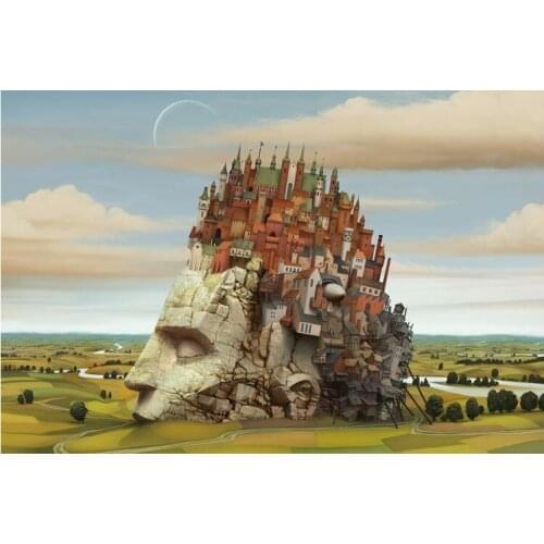 Atrial brain The wooden puzzle 1000 pieces ersion paper jigsaw puzzle adult childrens educational toys