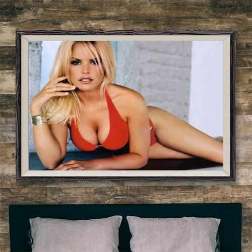 E446 Gena Lee Nolin Sexy Model Movie Star Wall Silk Cloth Poster Art Home Decoration Gift