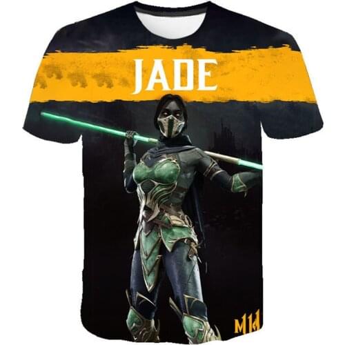 Mortal Kombat 3D Printed T-shirt Short Sleeve Shirts Fashion Comfortable Men Women Children Casual Trendy Cool Tops Tee Clothes