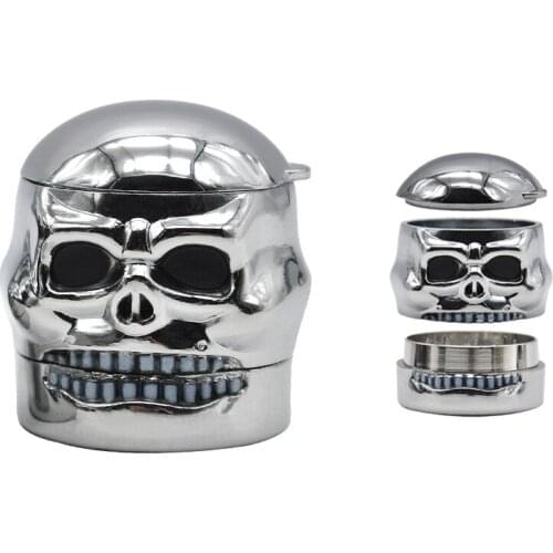 Grinder the new metal cigarette grinder creative skull shape zinc alloy material avatar shape cigarette smoke accesoires