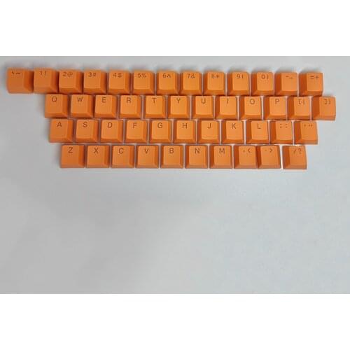 Alphabet PBT Backlit Keycaps For Cherry Mx Switch Mechanical Keyboard Green Grey Purple Orange Pink Yellow OEM Profile Key Caps