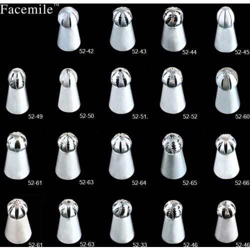 Facemile Russia Torch Pastry Tips Perfect For Cake Cupcake Decorating Stainless Steel Icing Piping Nozzles Russian Nozzles Tips