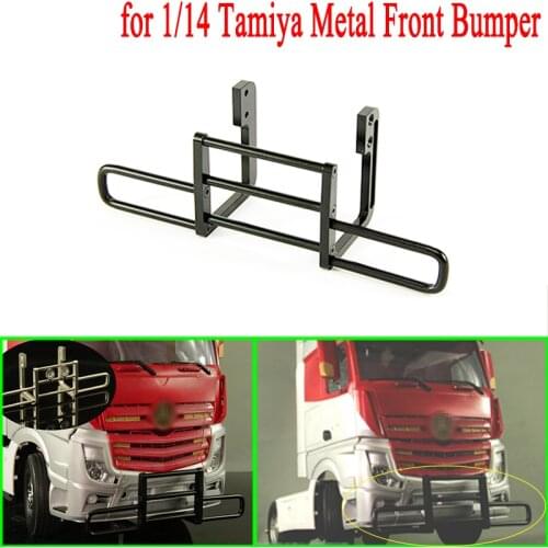 Metal Front Bumper for 1/14 Tamiya RC Truck Car SCANIA R730 R470 R620 VOLVO FH12 FH16 ACTROS 3363 1851 AROCS 3348 MAN TGX Diy