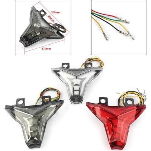 Motorcycle Taillight Brake Turn Signal Integrated Tail Light For Kawasaki Ninja ZX10R ZX-10R 2016 2017 2018 & Z1000 2015-2018