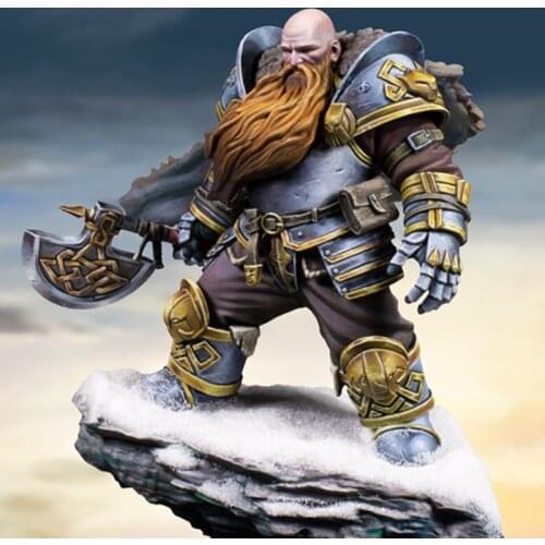 1/24 Resin Figure Building Kit Dwarf Warrior