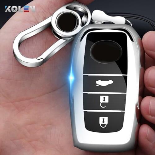 New Soft TPU Car Remote Key Case Cover Fob For Toyota Corolla RAV4 Auris Crown Camry Prius CHR Prado Crown Land Cruiser 200 Aygo