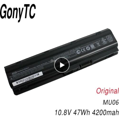 Original Laptop Battery For HP MU06 593562-001 593553-001 for Compaq Notebook 593554-001 593554-001 for Pavilion G6 G7 Dv5 CQ42