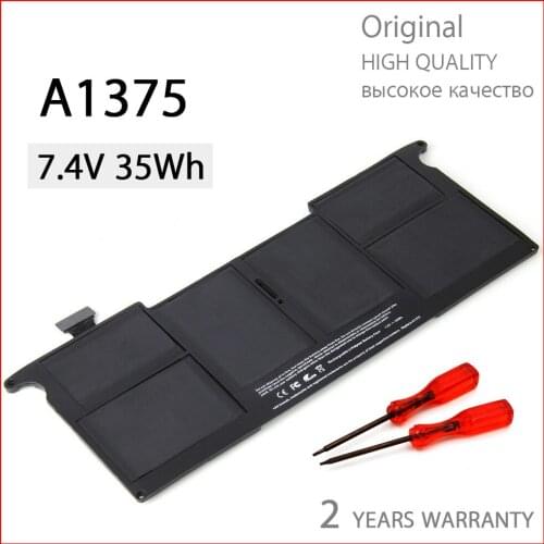 Genuine new A1375 Laptop Battery for Apple MacBook Air 11" A1370 MC506 MC505 MC506LL/A MC505LL/A 202-6920-A 2010 Year batteria