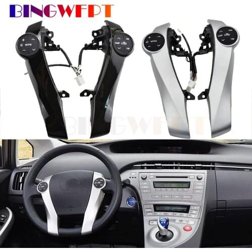 Steering Wheel Control Switch Radio Button Multifunction Audio Switch for Toyota Prius 2009-2015, Prius C 2011-2017