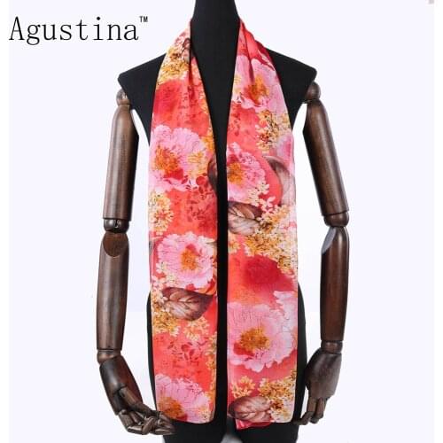 2018 chiffon Scarf flower for Shawls Shawl long quality women fashion womens wraps summer lot cape female scarves big scarfs