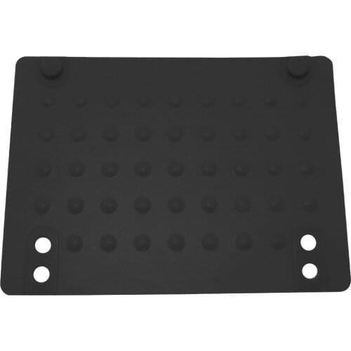 Snap Fastener Silicone Home Heat Resistant Mat For Hair Straightener Storage Salon Lightweight Curling Iron Anti Slip Wave Point