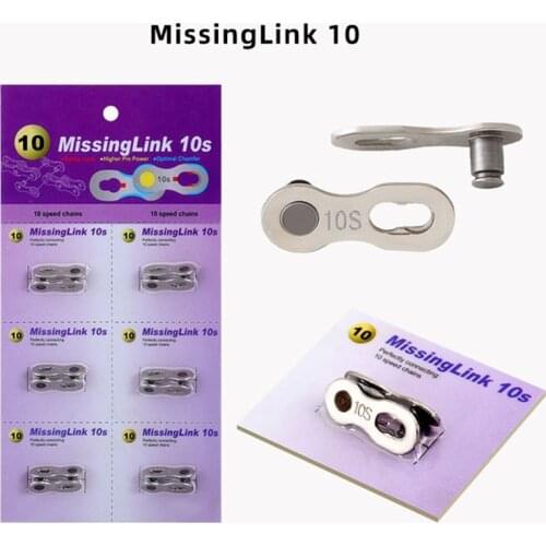 TOOPRE Bicycle Chain Quick-Link Steel Iamok Ultra Light Silver 28g 6/7/8/9/10/11S Missing Link for SHIMANO Bike Parts