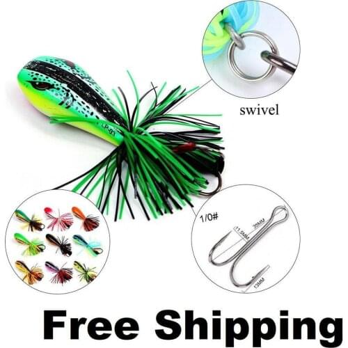 1Pcs Soft Small Jump Frog Enticement Lure Bait 90mm Kit Crankbait Jump Bait For Bass Frog lure Lure Fishing Tackle Tool Sil Z1Z1