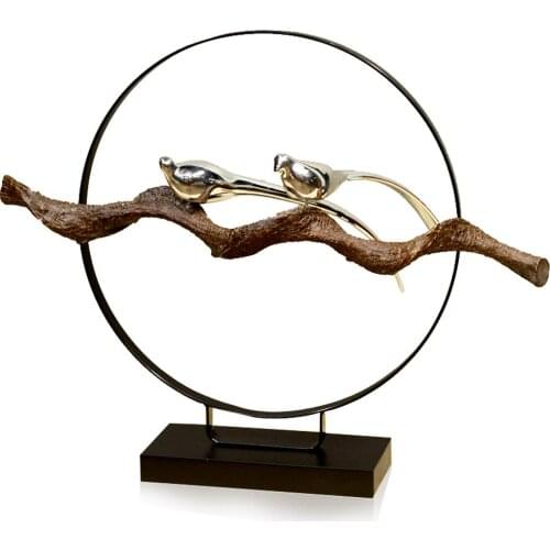 1 PCS MODERN NEW CHINESE MAGPIE BIRDS MODEL HOUSE LIVING ROOM ENTRANCE DESKTOP SOFT HOME JEWELRY CREATIVE HANDICRAFTS LU626344