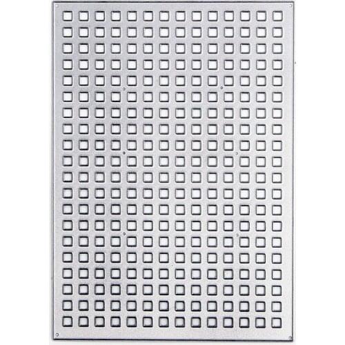 10.6x15cm Grid DIY Halloween Embossing Mould Card Paper Die Stencils Punch Christmas Metal Cuts Dies Cutting