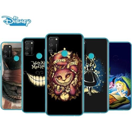 Transparent Cover Disney Alice in Wonderland For Honor V30 View 20 V20 30i 30S 30 20S 20E 20i 20 Lite Pro Plus Phone Case