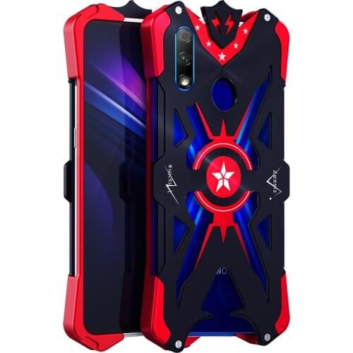 For Huawei Y9 Prime 2019 P Smart Z Luxury New Heavy Duty Armor Metal Aluminum Back Case For Honor 9X Pro Honor Play 3 Back Case