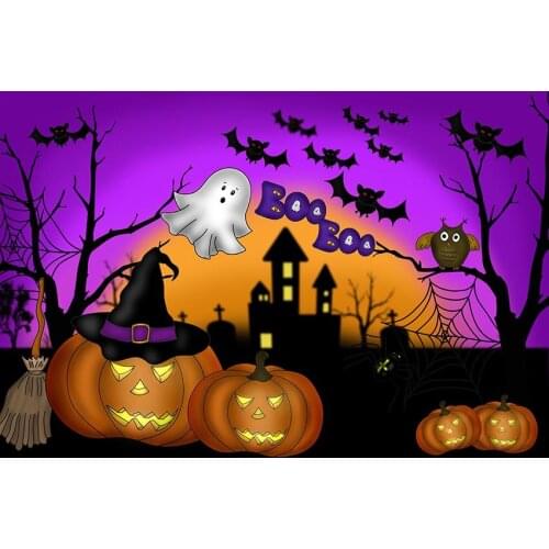 Black bats Halloween photo backgrounds polyeaster photography backdrop for kids photography studio accessories fotografia lv-822
