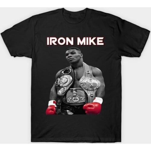 Iron Mike Boxing Champion Tyson T-Shirt. Summer Cotton O-Neck Short Sleeve Mens T Shirt New S-3XL