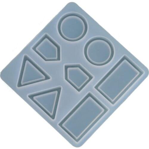 1pcs Geometric Earrings Silicone Resin Mold Dried Flower Resin Epoxy Craft DIY Jewelry Accessories Making