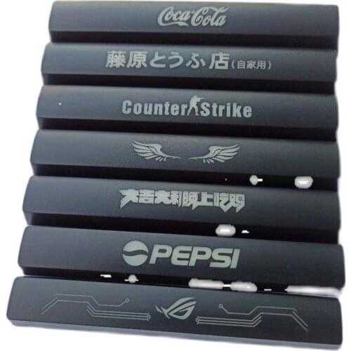 ABS mechanical keyboard space bar DIY personality keycap 6.25 translucent keycap MX cross axis mechanical gaming keyboard cap