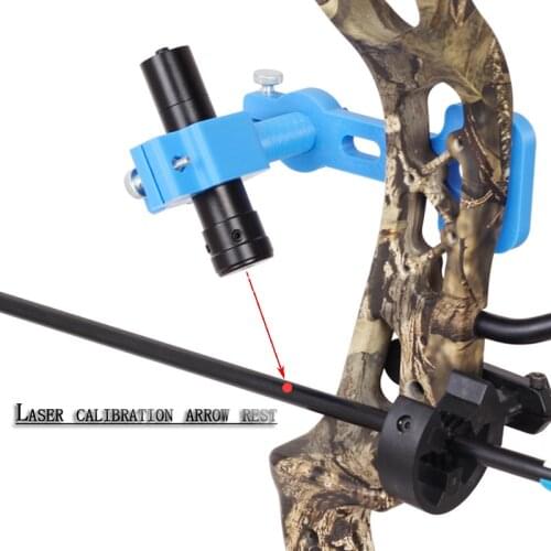 Compound Bows For Hunting Aluminum Alloy Laser Drop Arrow Rest Adjustment Calibration Tool Arrows For Bow Archery Accessories