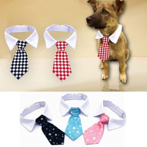 Pet Dog Cat Formal Necktie Tuxedo Bow Tie Black and Red Collar for Dog Cat Pet Accessories Suit for small medium dogs and cats