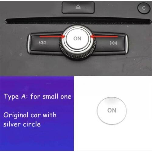 Centre Button Cover Console Volumn Parts Accessories For Mercedes Benz E Class W212 1 pcs