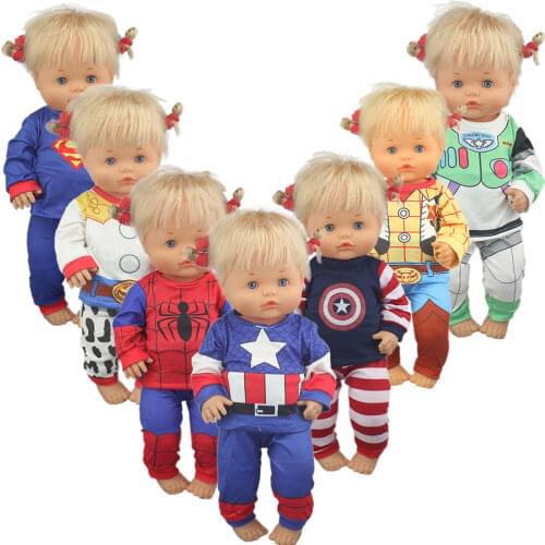 2021 New Suit Clothes Fit 42 cm Nenuco Doll 17 Inch Nenuco y su Hermanita Doll Accessories