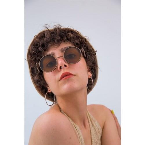 Oval Women Sunglasses Small Frame Sunglasses Women Vintage Eyewear Womens Brown Sunglasses New Season 2021