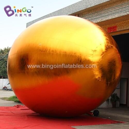 Easter Decoration 3 Meters Inflatable Easter Egg / Big Inflated Golden Egg Balloons For Sale - BG-M0012