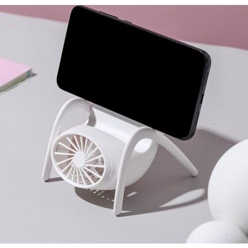 Mini Portable USB Desk Fan Home Office Travel Indoor Outdoor Personal Fan Table Fan w/ Night Lights