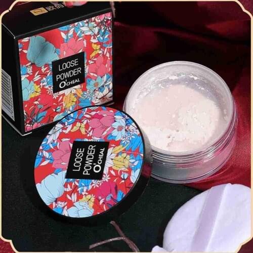 Face Makeup Powder 2 Colors Loose Powder Face Makeup Waterproof Loose Powder for Face Skin Finish Powder Face Contain Comestics