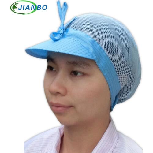 Summer Network Male Female Workers Cap Dust Shop Work Protection Food Hat Chef Cook Breathable Adjustable Catering Kitchen Cap