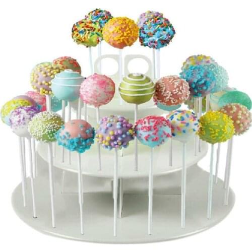 Three-tier lollipop cake display stand and standing stand-tier wedding birthday party event dessert decoration