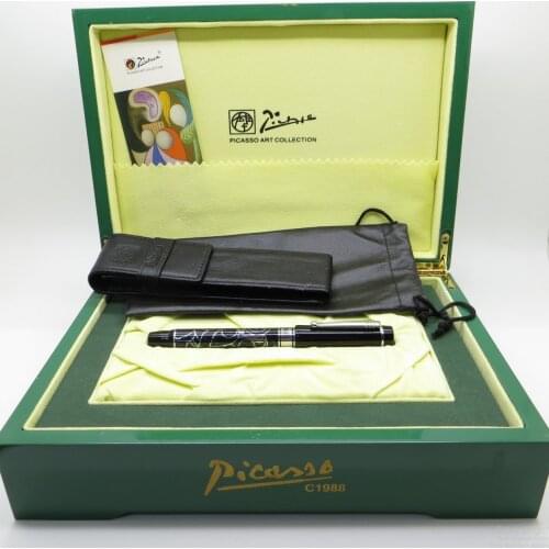 Picasso Woman Flowers Fountain Pen Pearlescent-Silver | Picasso Pen | İsme Special Pen