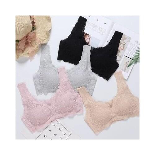 Summer Wire Free Women Seamless Bra Lace Lingerie Brassiere Convertible Padded Bra Sexy Bras For Women