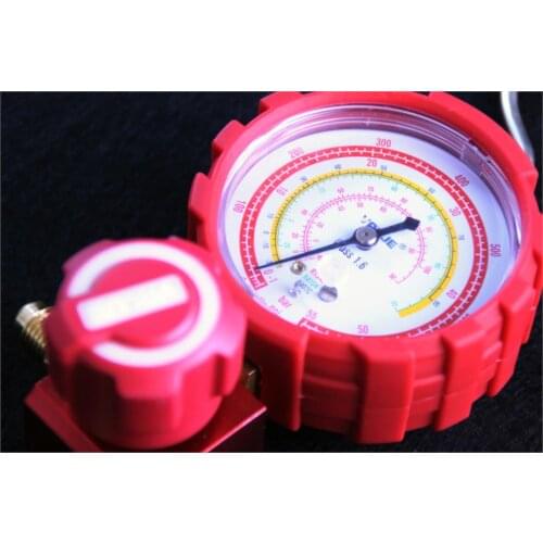 VALUE Collision Proof Single Gauge VMG-1-U-H high pressure For Kinds of Refrigeration like R22 R41O R134A Refrigeration tool