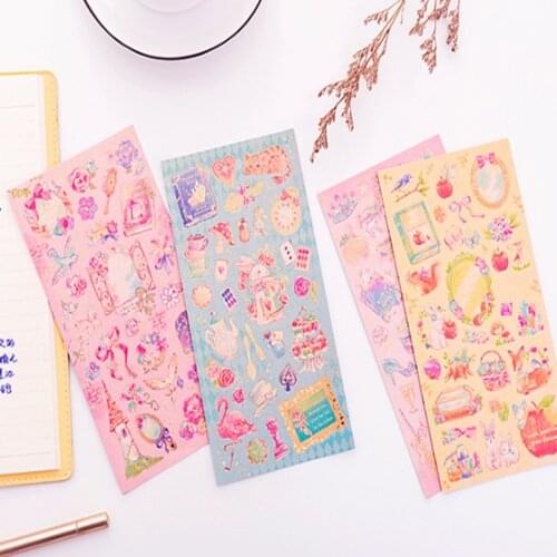 1pcs/pack Romantic Fantasy Fairy Tale World Princess Girl Heart Child Sticker For Gift And Dairy Sticker