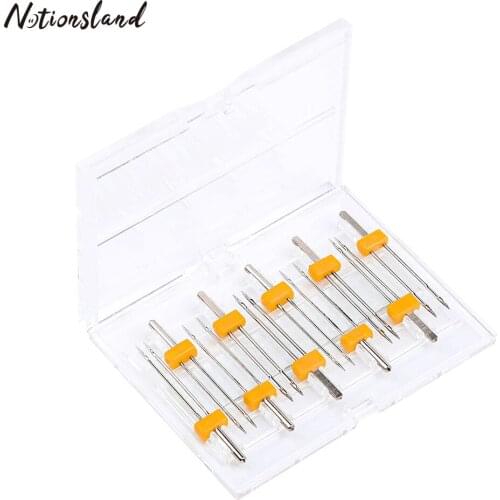 10 Sizes Sewing Machine Needle Sharp Universal Regular Point for Household Sewing Machine Double Twin Needles Accessories