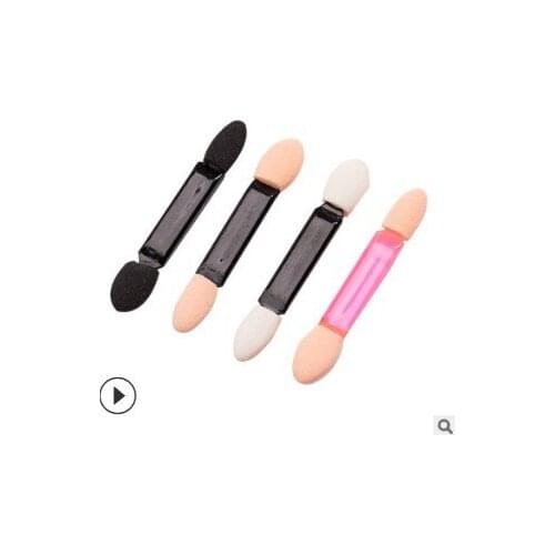 1000pcs/lot Multi 5.5 Double-headed Eye Shadow Stick Latex Cotton Head Eye Brush Eyeshadow Applicator Makeup Tools HA487